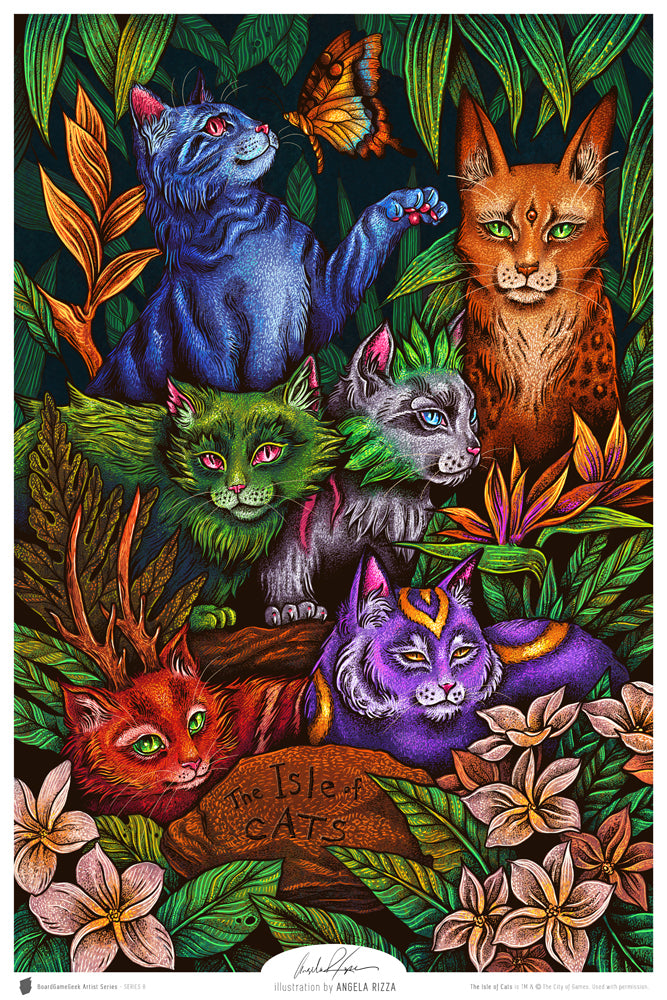 BoardGameGeek Artist Series: Series 8 - Isle of Cats