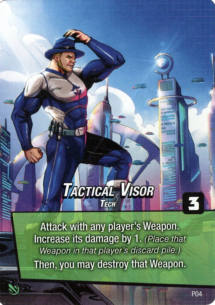 Astro Knights: Tactical Visor Promo Card