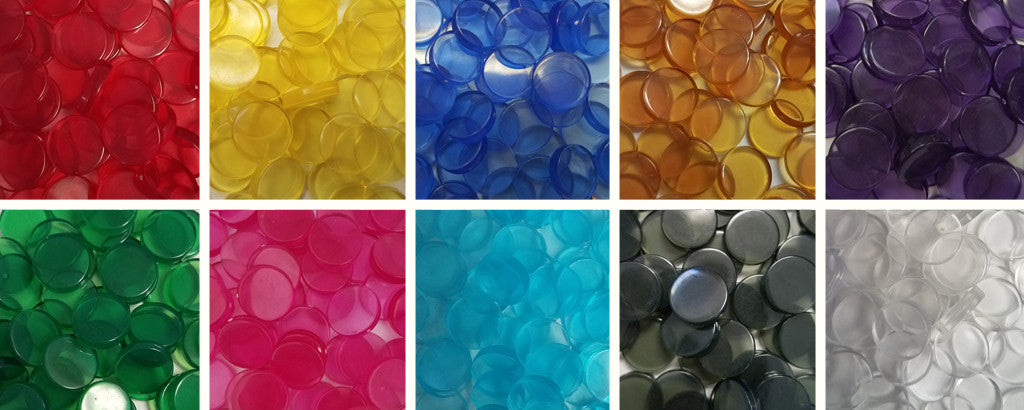 Translucent Plastic Discs - 15 mm - Bag of 30