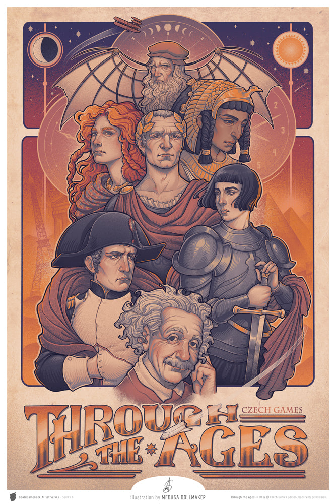 BoardGameGeek Artist Series: Series 6 - Through the Ages