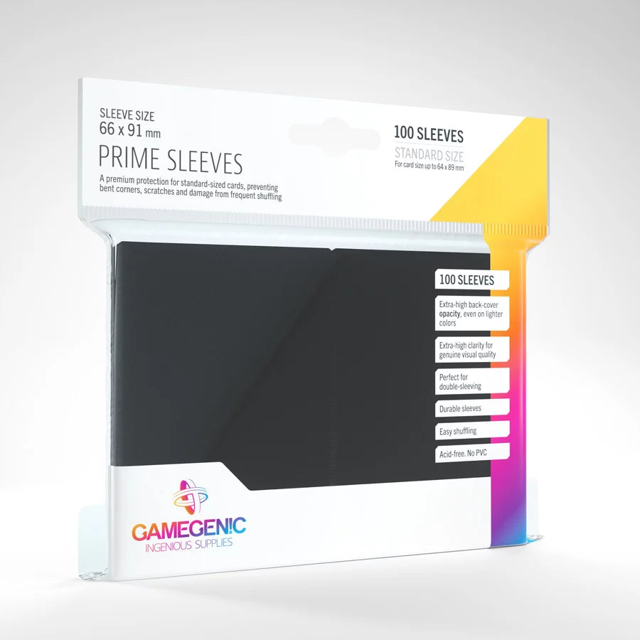 Gamegenic - Prime Sleeves, Standard (66 x 91 mm)