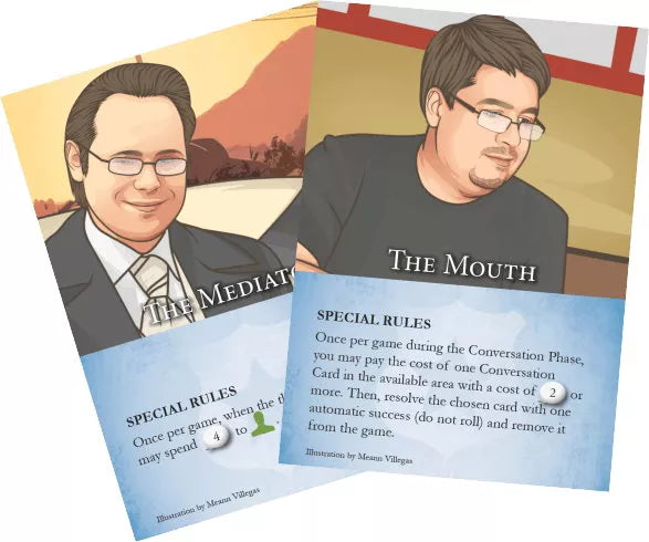 Hostage Negotiator: The Mediator and The Mouth Promo Cards