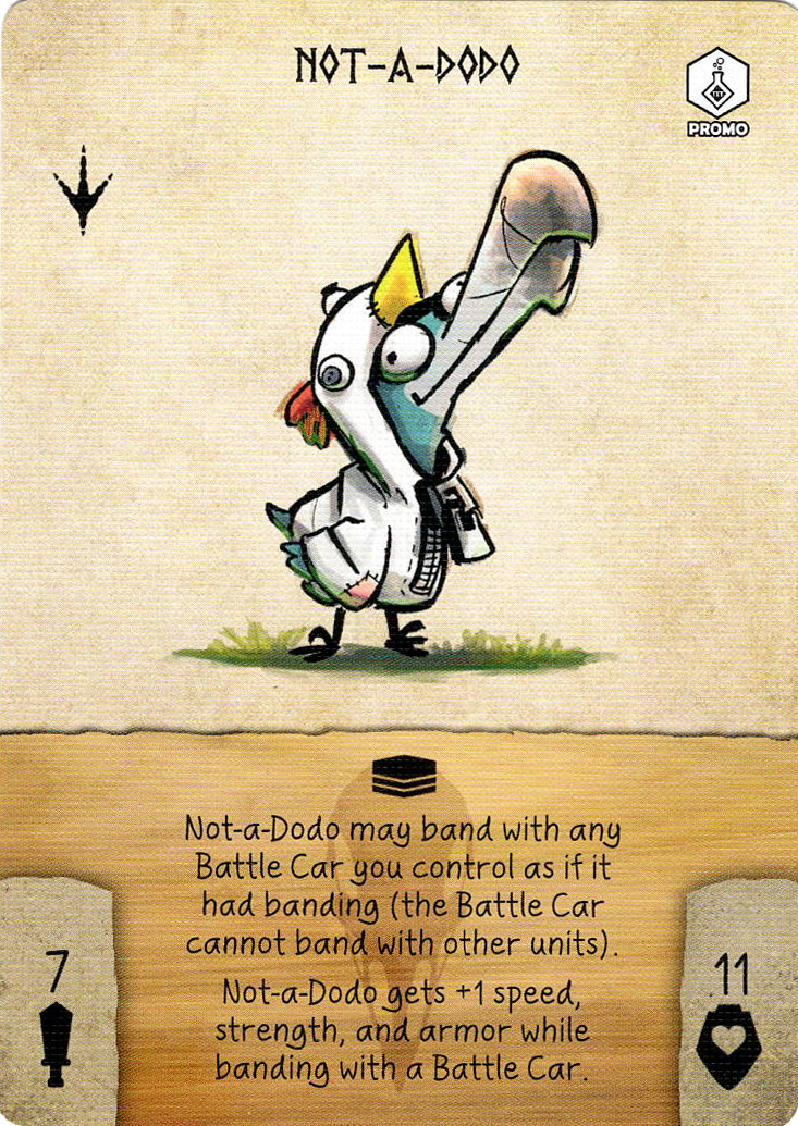 War for Chicken Island: Not-A-Dodo Promo Card