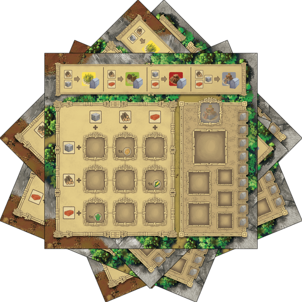 Zapotec: Asymmetrical Player Boards