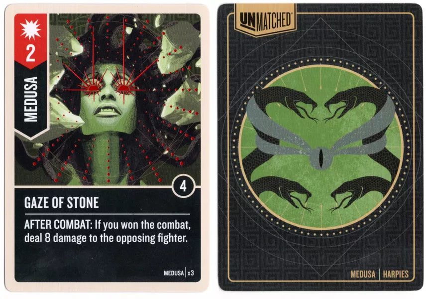 Unmatched: Battle of Legends, Volume One - Medusa Foil Card