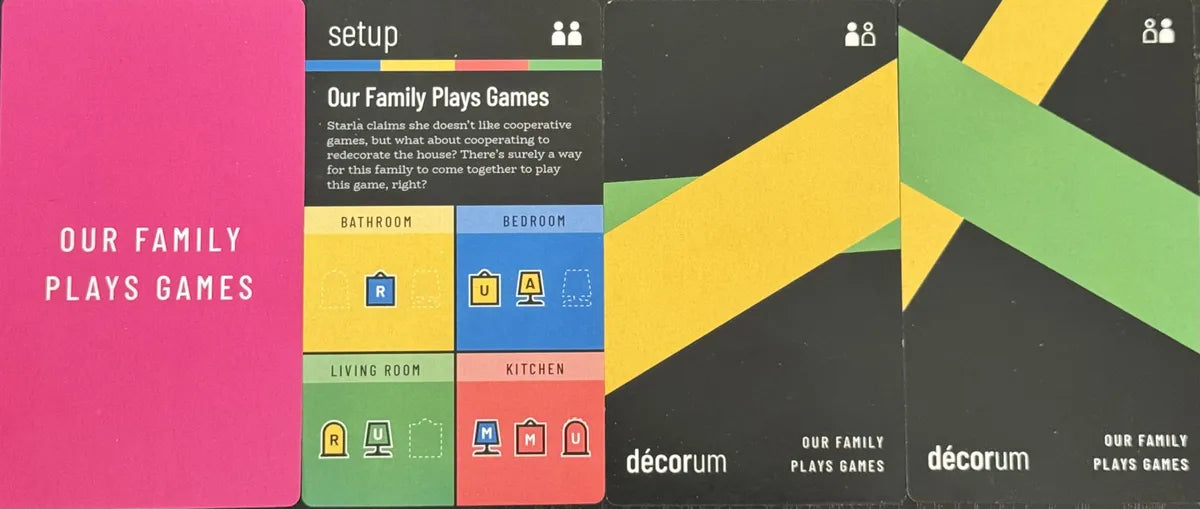 Décorum: Our Family Plays Games Scenario